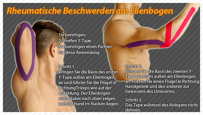 clinical taping-rheumatism elbow