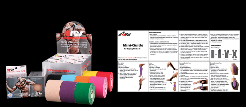 ares kinesiology tape package